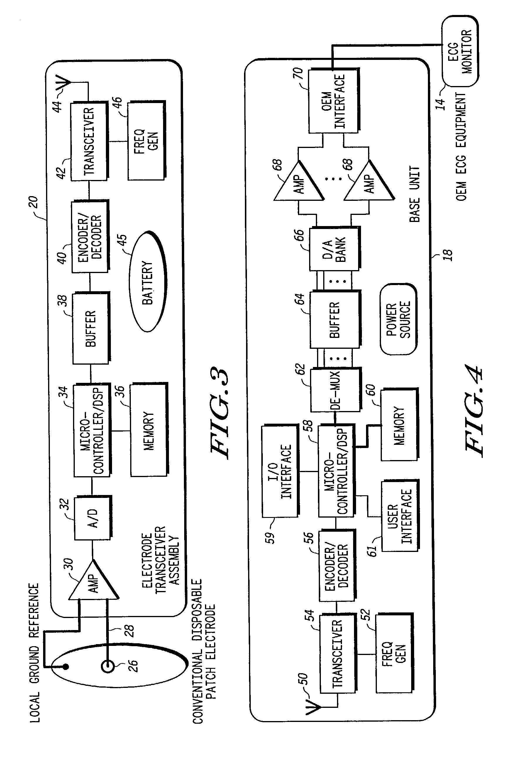 Programmable wireless electrode system for medical monitoring
