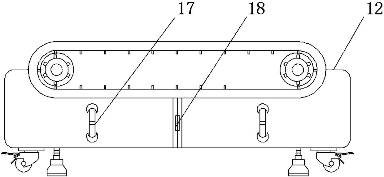 Conveying belt for conveying materials