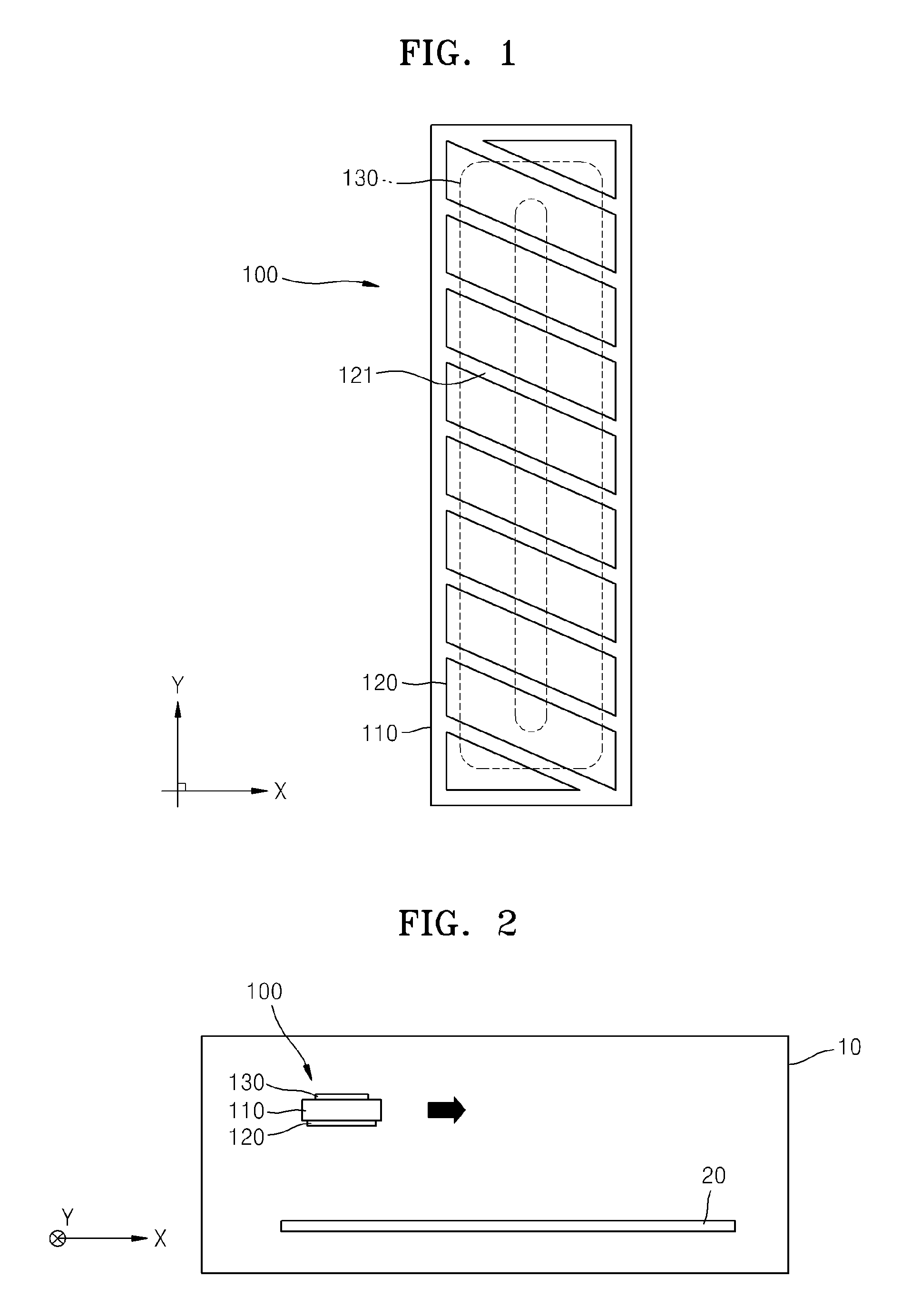 Separated target apparatus for sputtering and sputtering method using the same