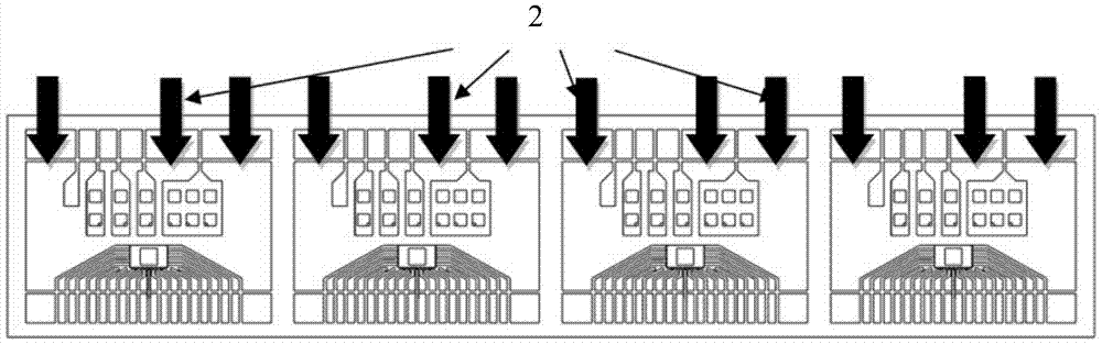 A plastic-encapsulated ipm lead frame injection guide device