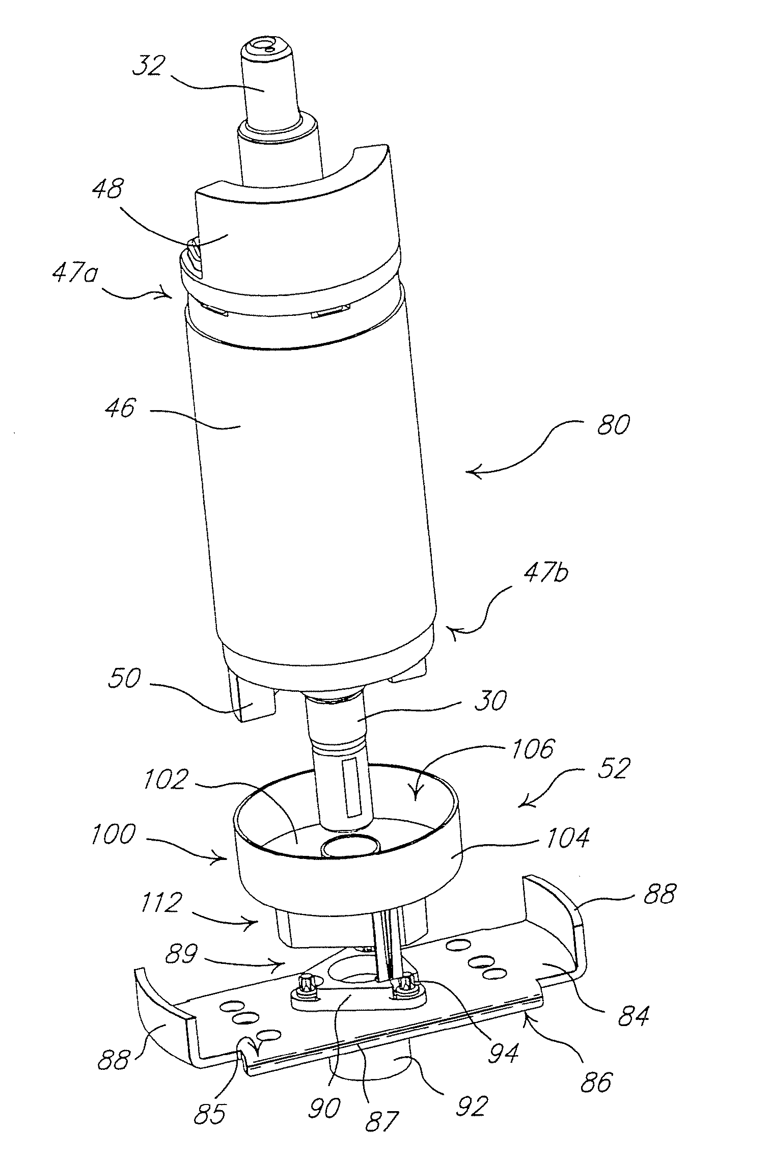 Compressor having counter-weight cup