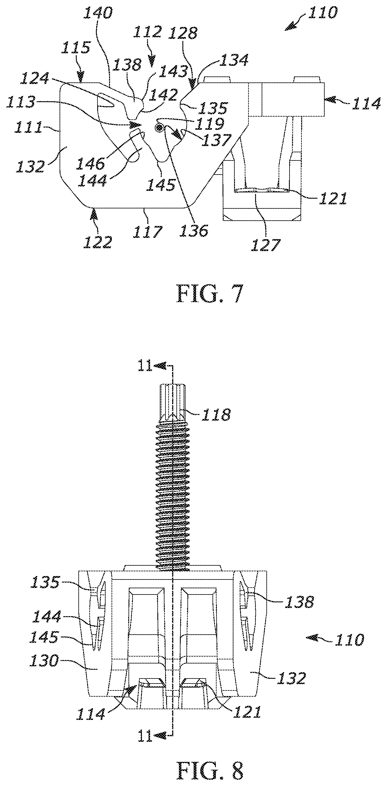 Ball stud track assembly