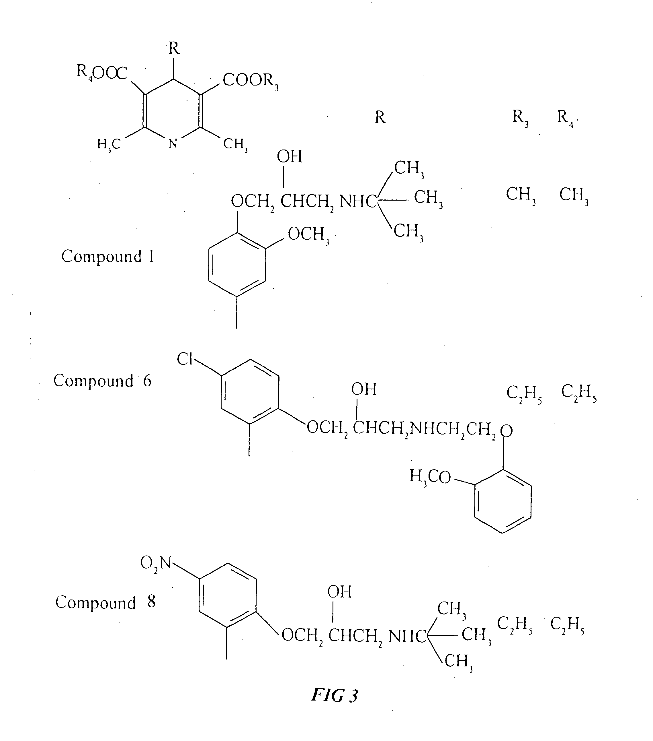 1,4-Dihydropyridine derivative with a guaiacoxypropanolamine and/or phenoxypropanolamine moiety