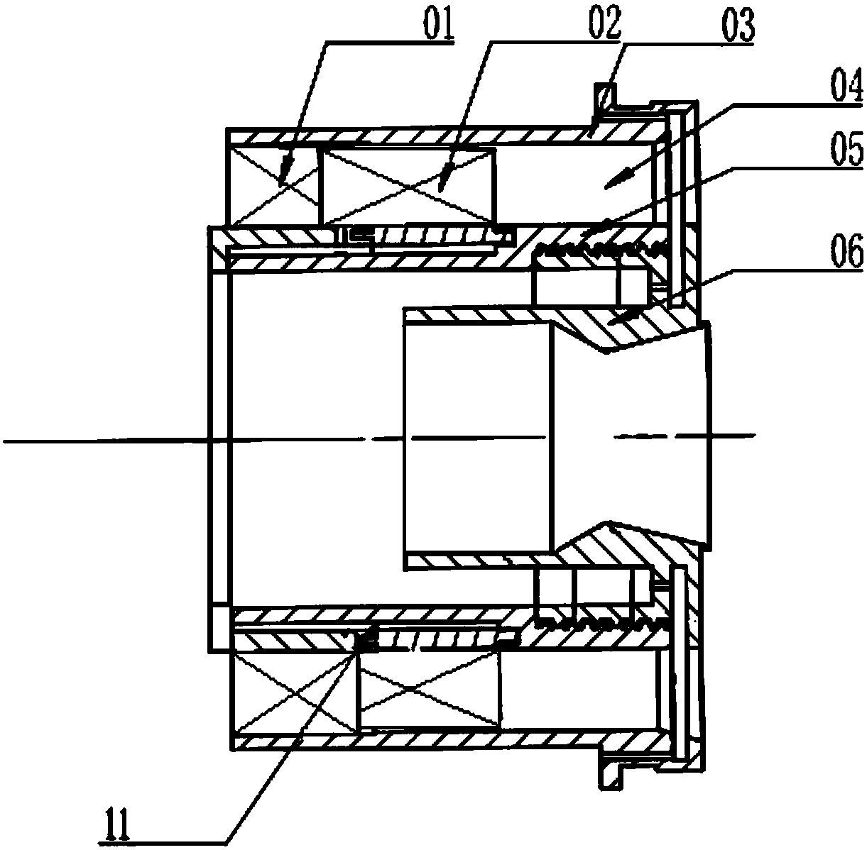 Low-emission combustion chamber head with main combustion stage adopting axial rotational flow pre-membrane plate matching with blade injection structure