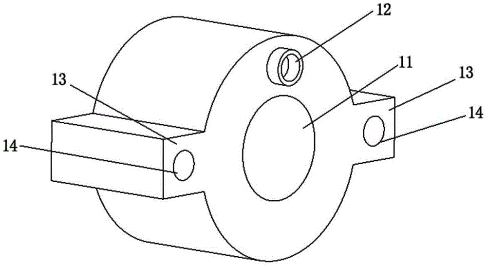 Cooling device provided with annular water channel and based on 3D printing technology