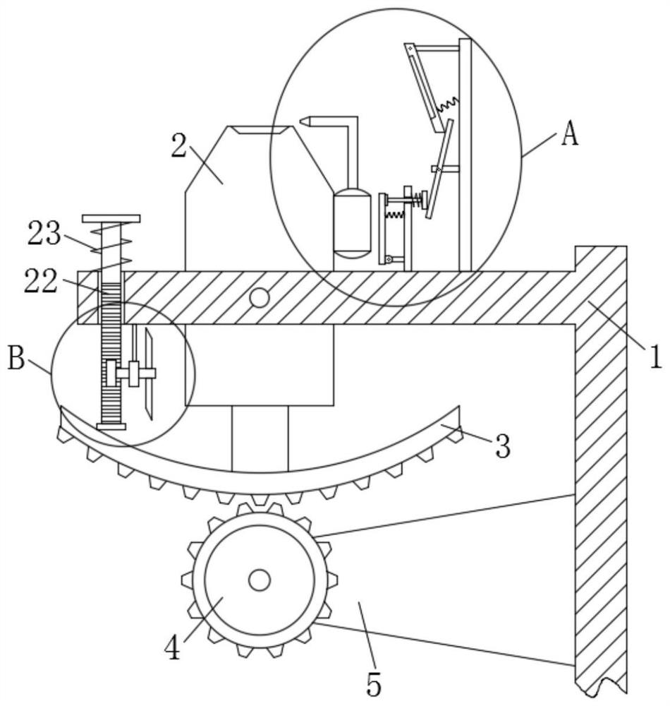 Intelligent scenic spot tourist positioning device