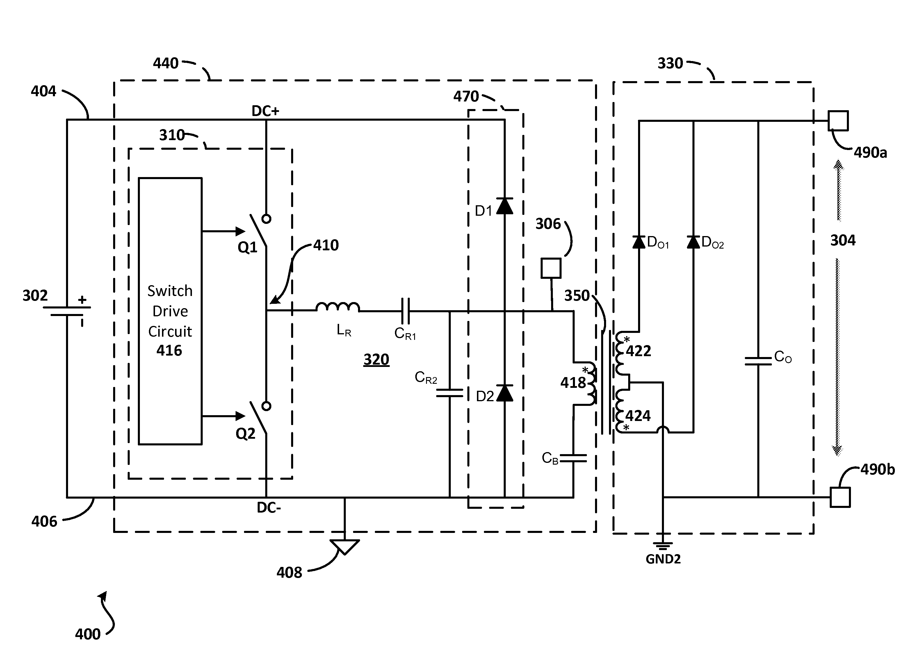 LED power source with over-voltage protection