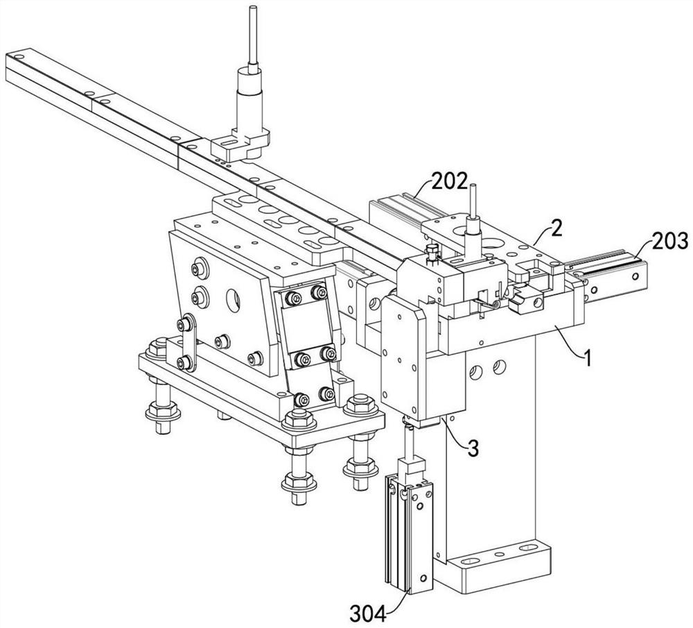 Mounting device for spring in hinge