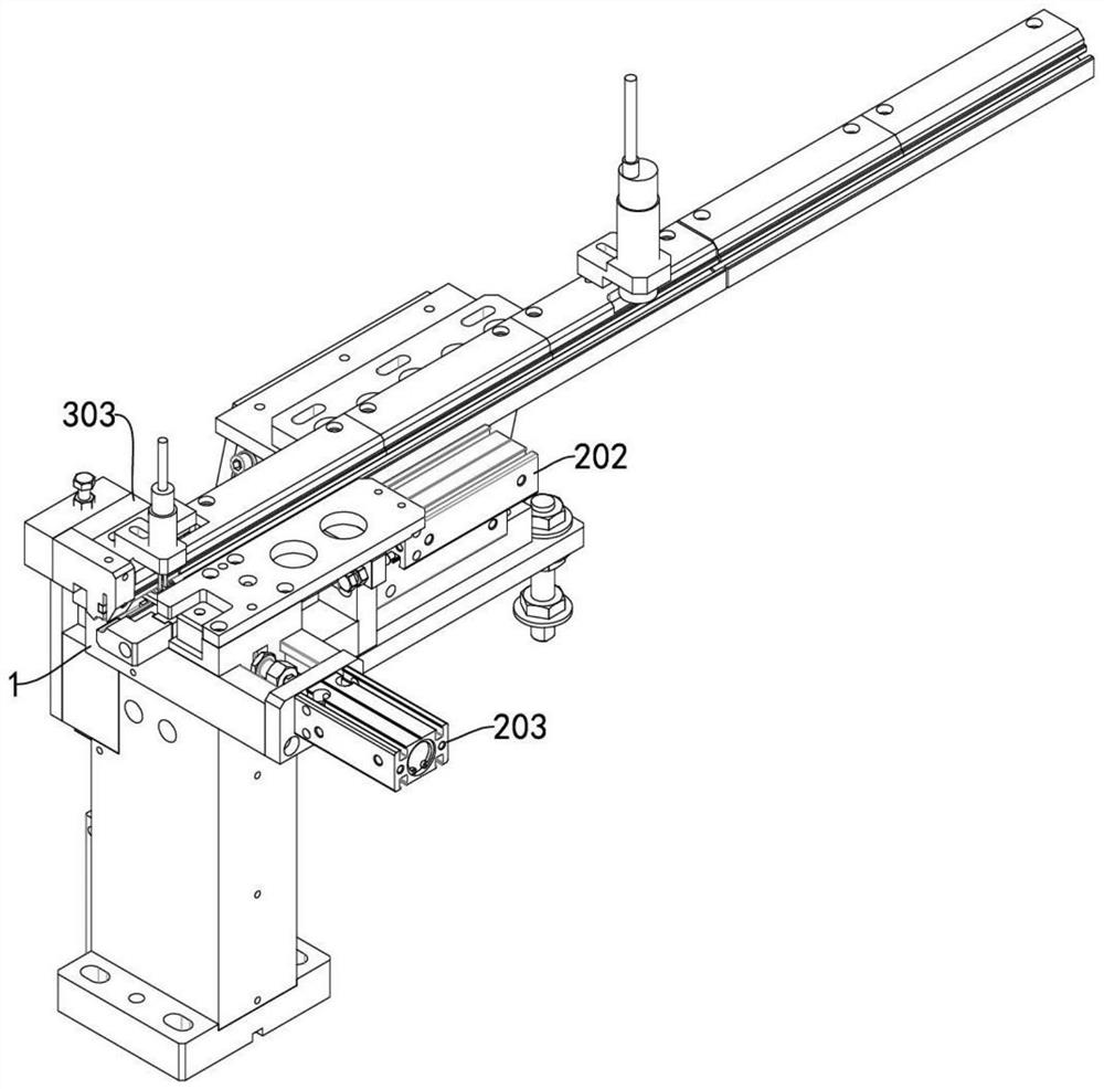 Mounting device for spring in hinge