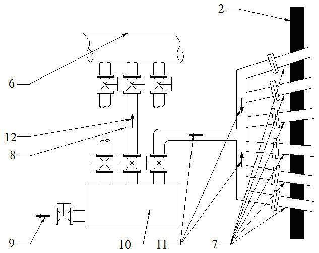 Ground and underground three-dimensional extraction system of coal seam gas