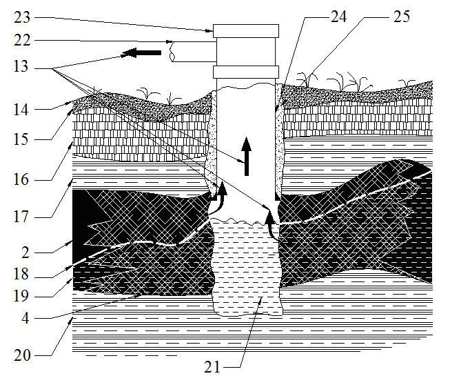 Ground and underground three-dimensional extraction system of coal seam gas