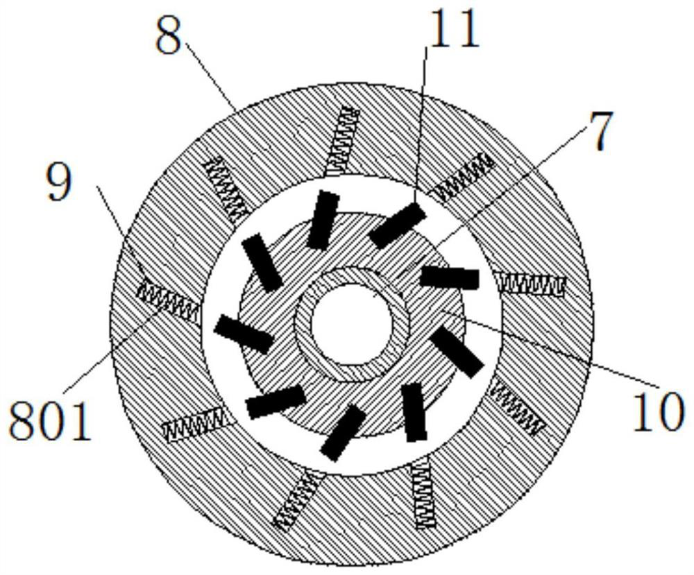 A jewelry inner hole grinding device using centrifugal principle