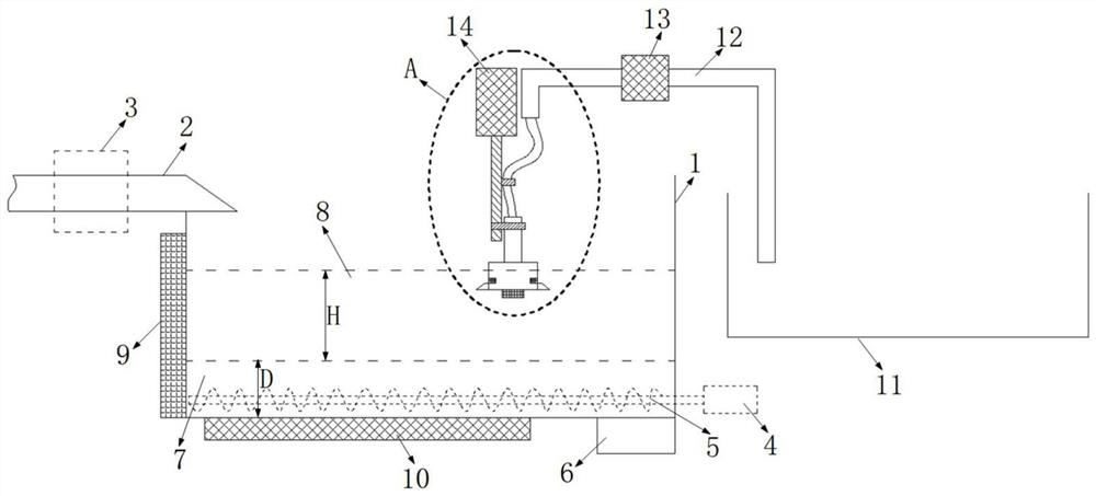 Sewage precipitation sludge solidification and drying treatment equipment