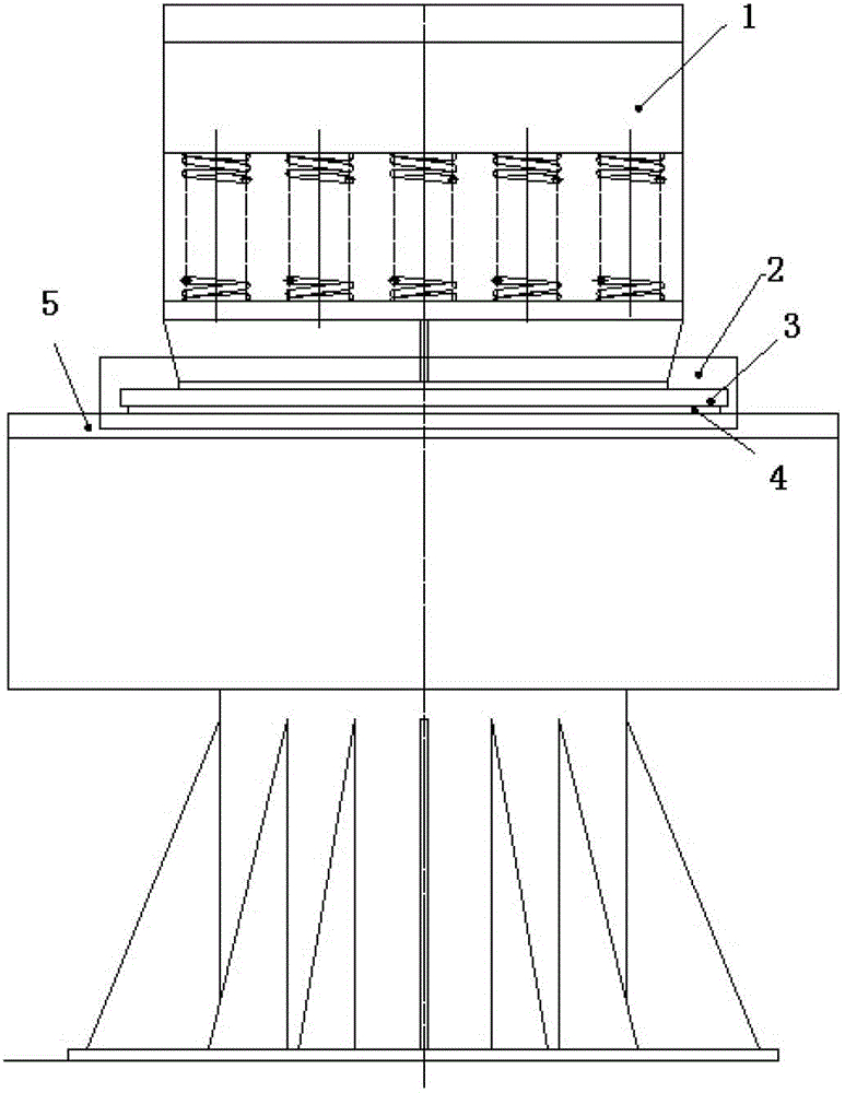 Method and device for improving pore-forming efficiency of rotary drilling rig
