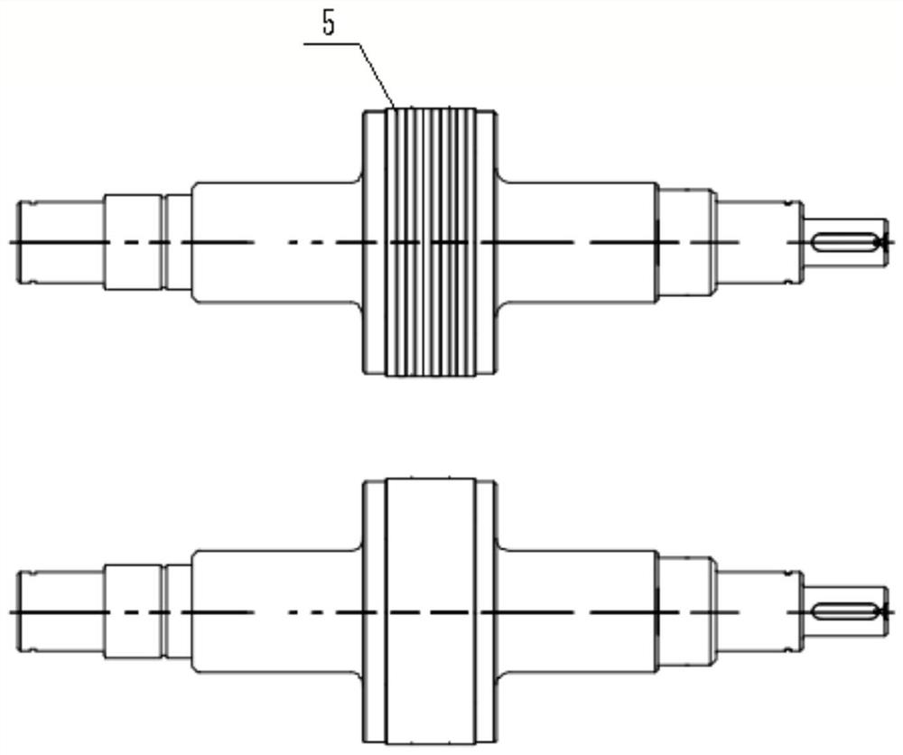 Segmented triangular welding strip machining device and method