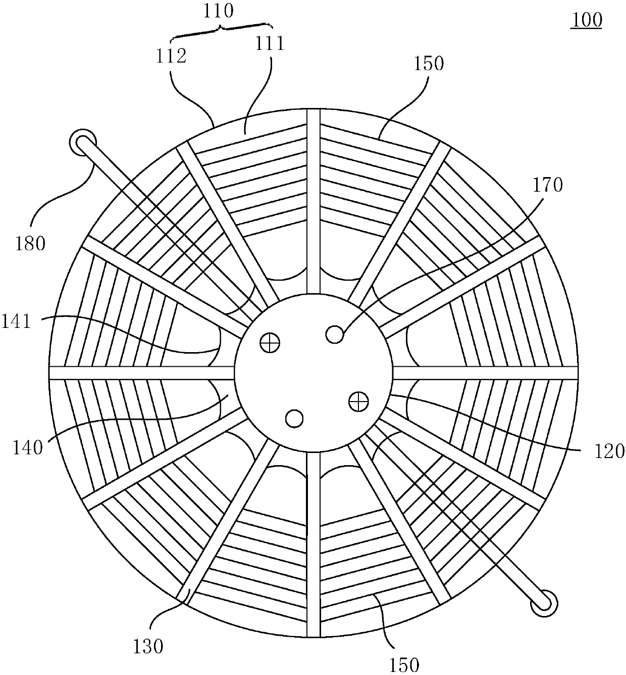 Fan system, composite foundation and construction method of composite foundation