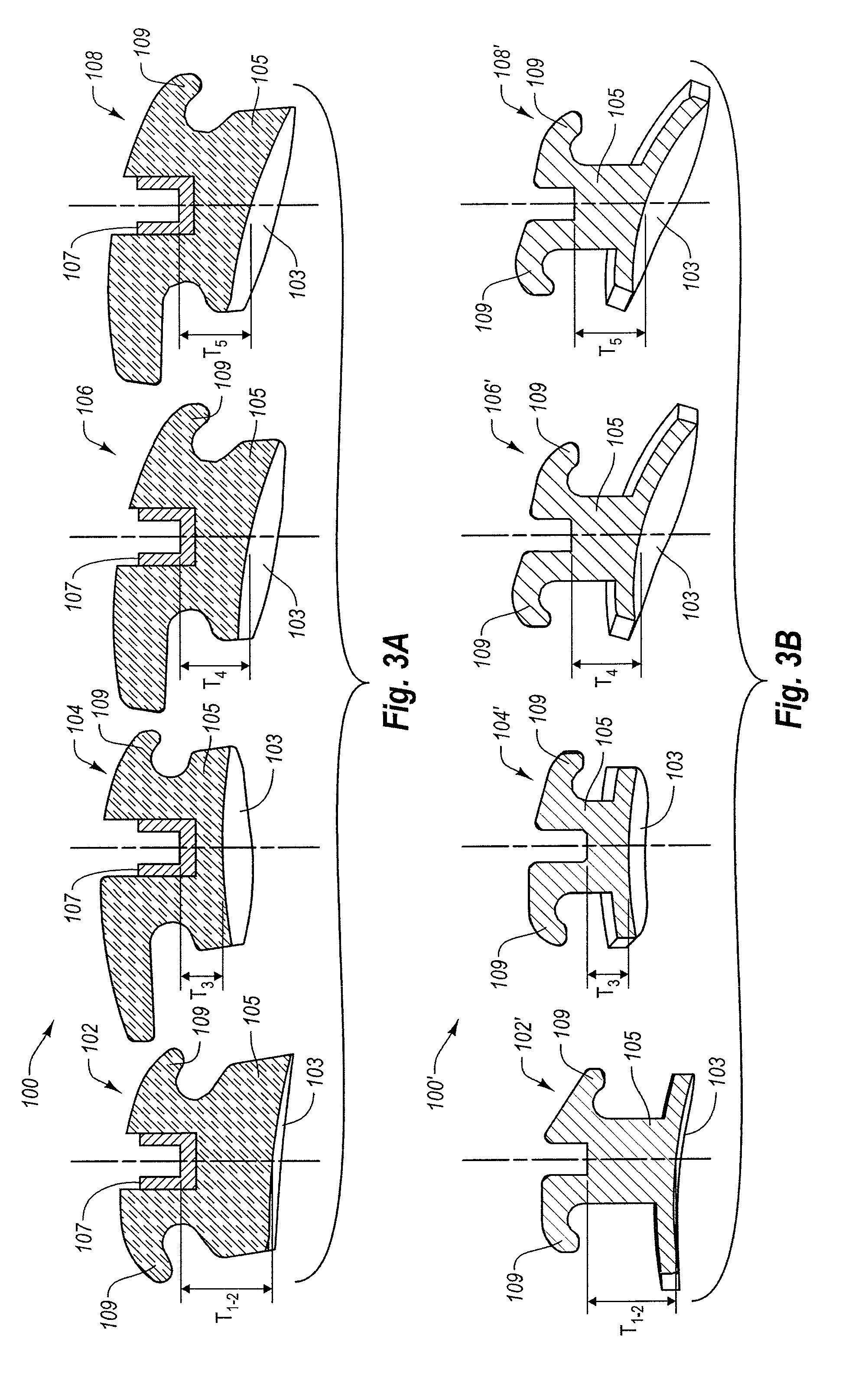 Coordinated metal and ceramic orthodontic bracket systems