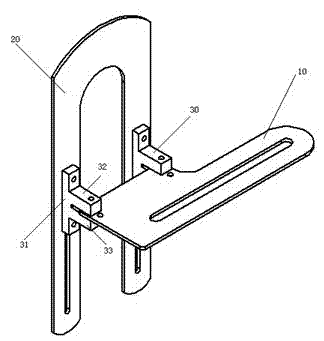 Simple bracket of card type camera for inspection