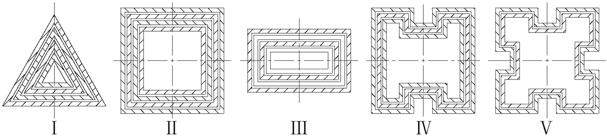 One-way chain transmission multi-stage sleeve type folding and unfolding mechanism