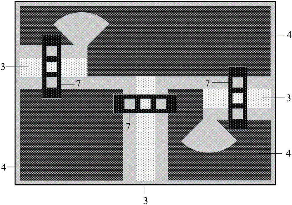 Direct heating type millimeter wave signal detector based on silicon-based micromechanical cantilever beam T-shaped junction