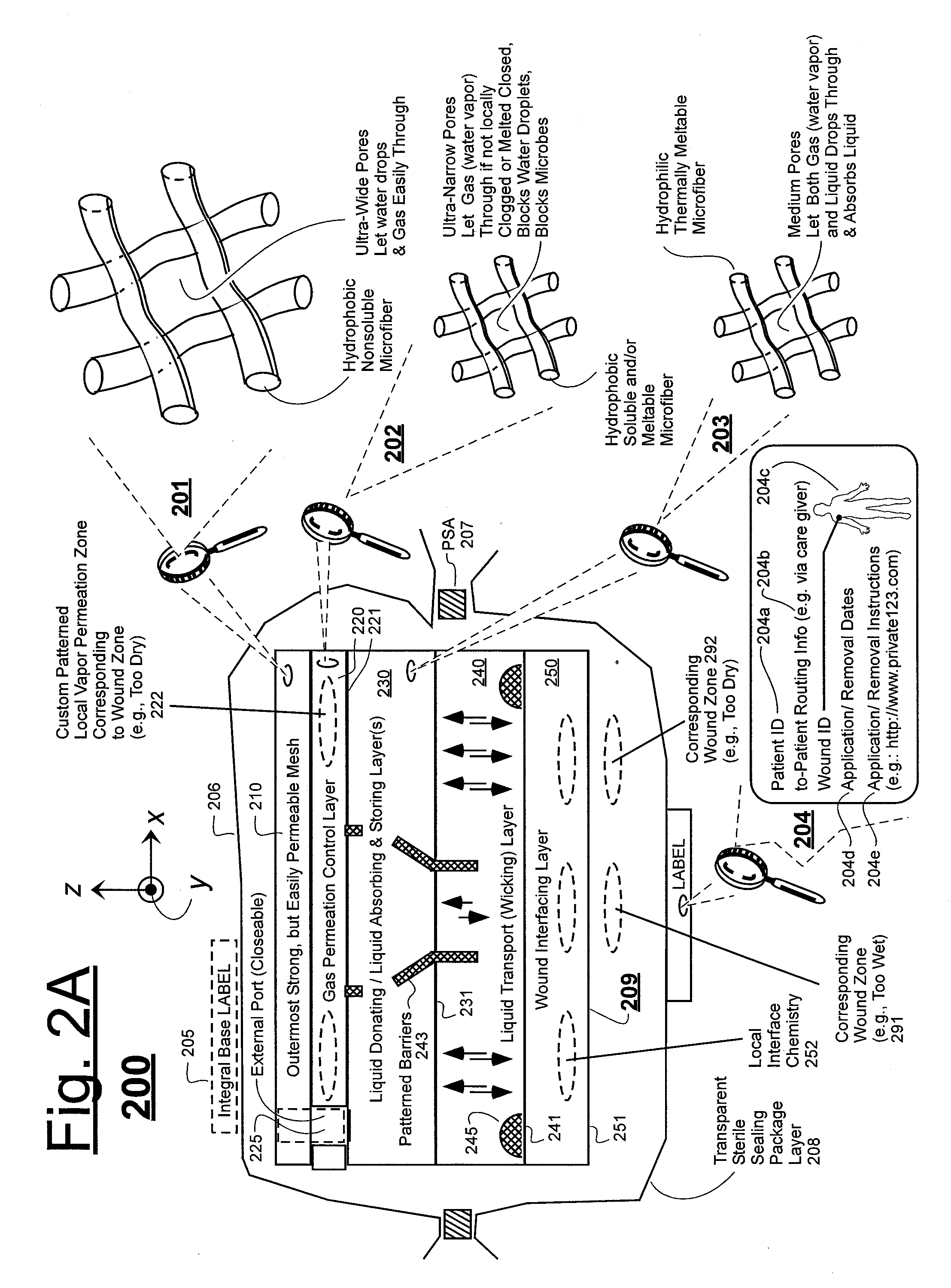 Expansion Units for Attachment to Custom Patterned Wound Dressings and Custom Patterned Wound Dressings Adapted to Interface With Same