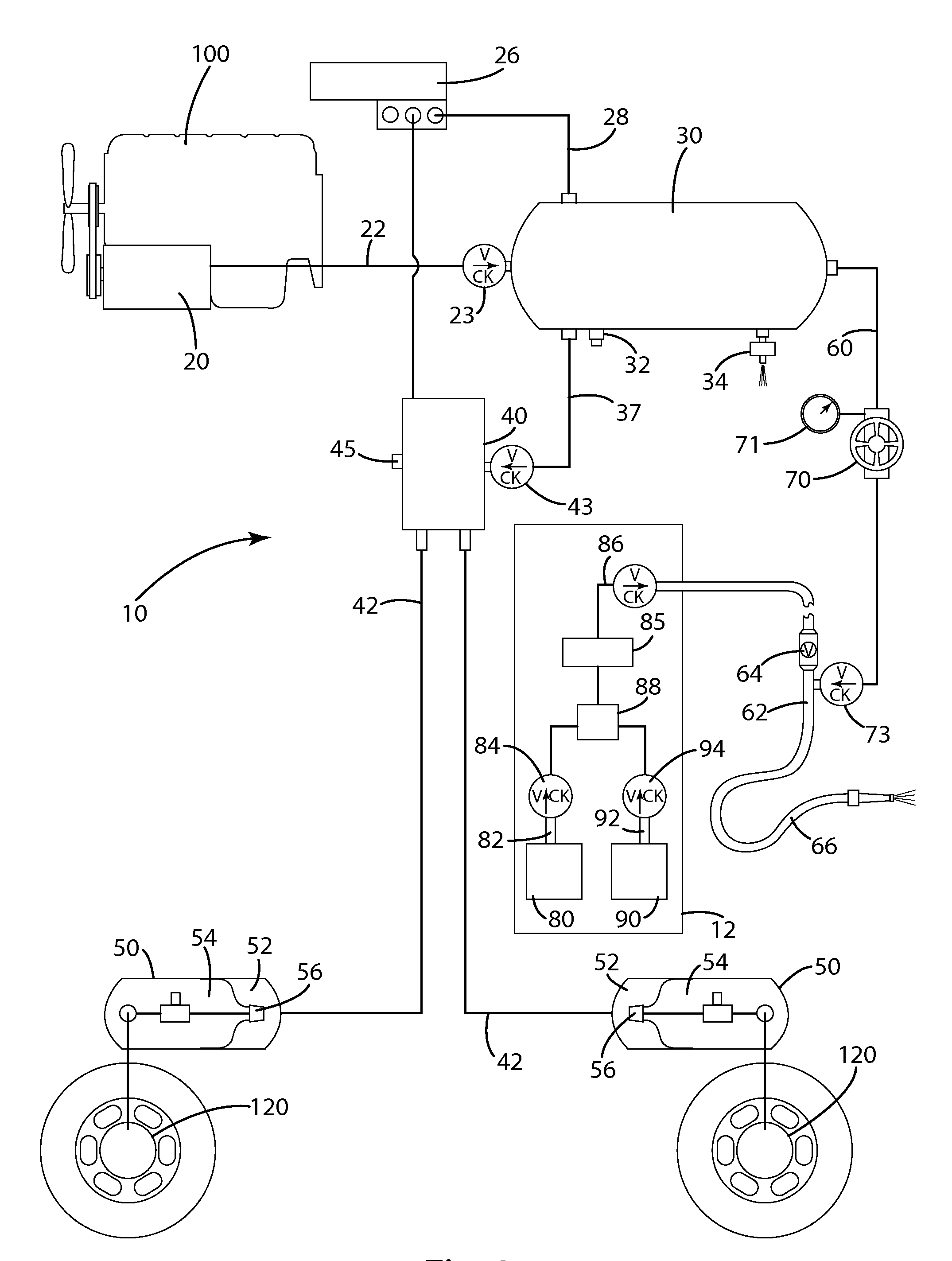Compressed Fluid System and Related Method