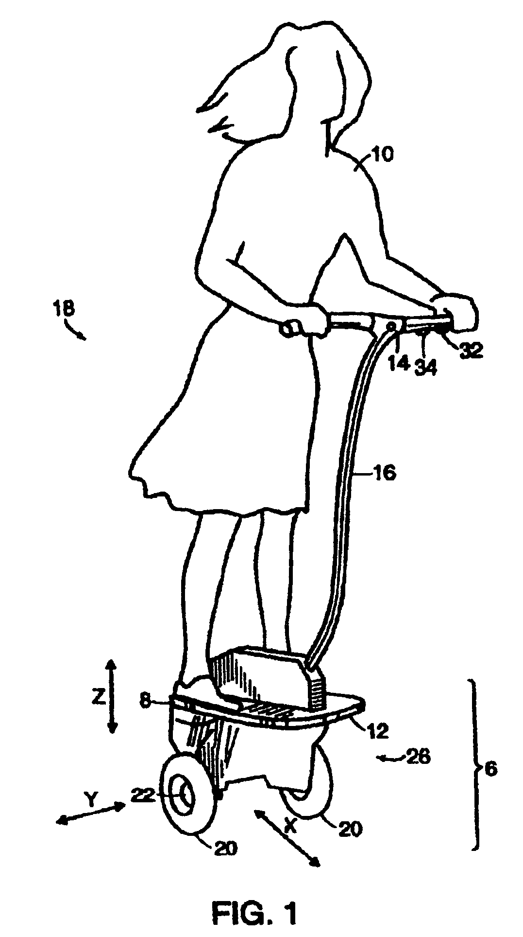 Method for attaching a carrier to a balancing transporter