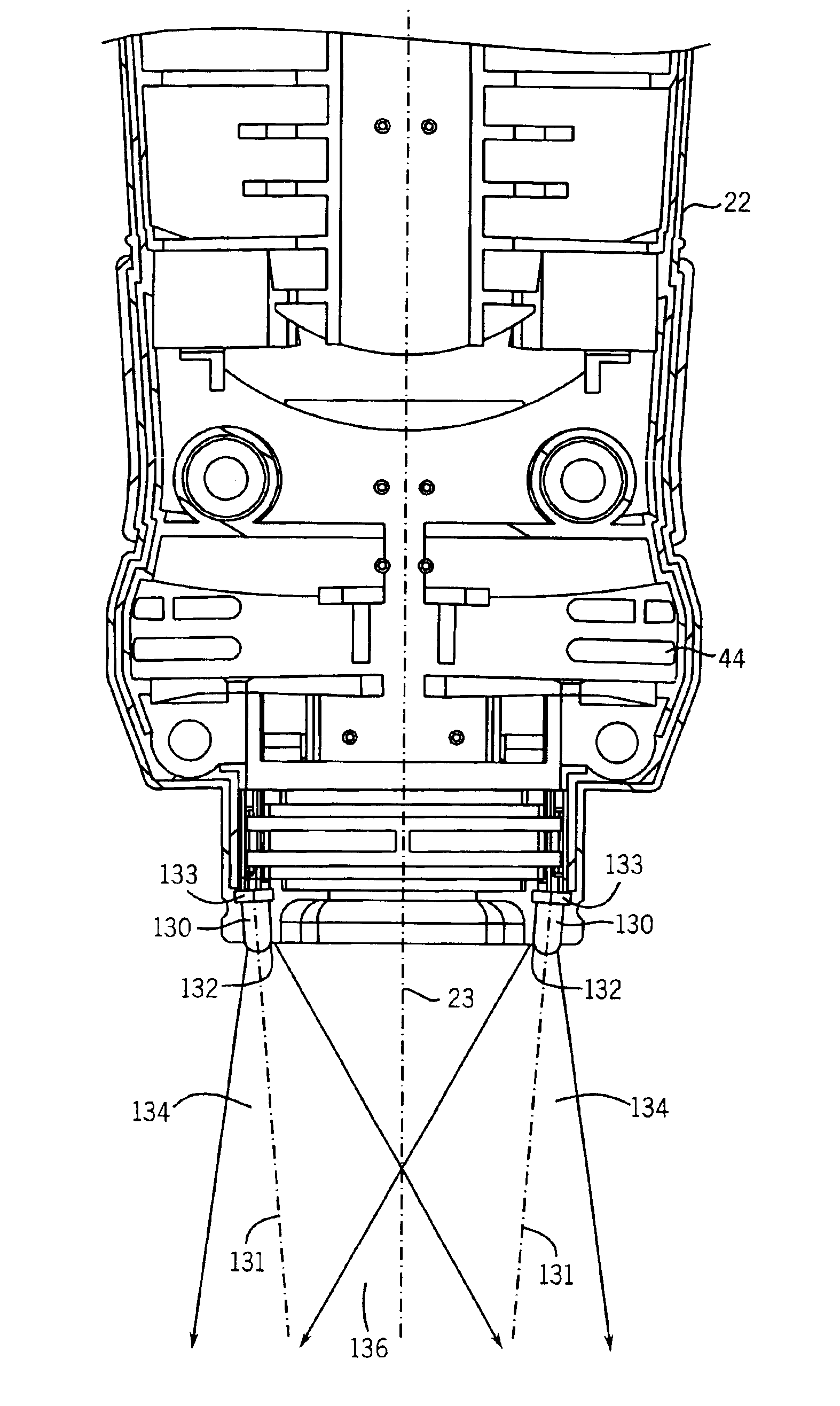 Power tool with light emitting diode