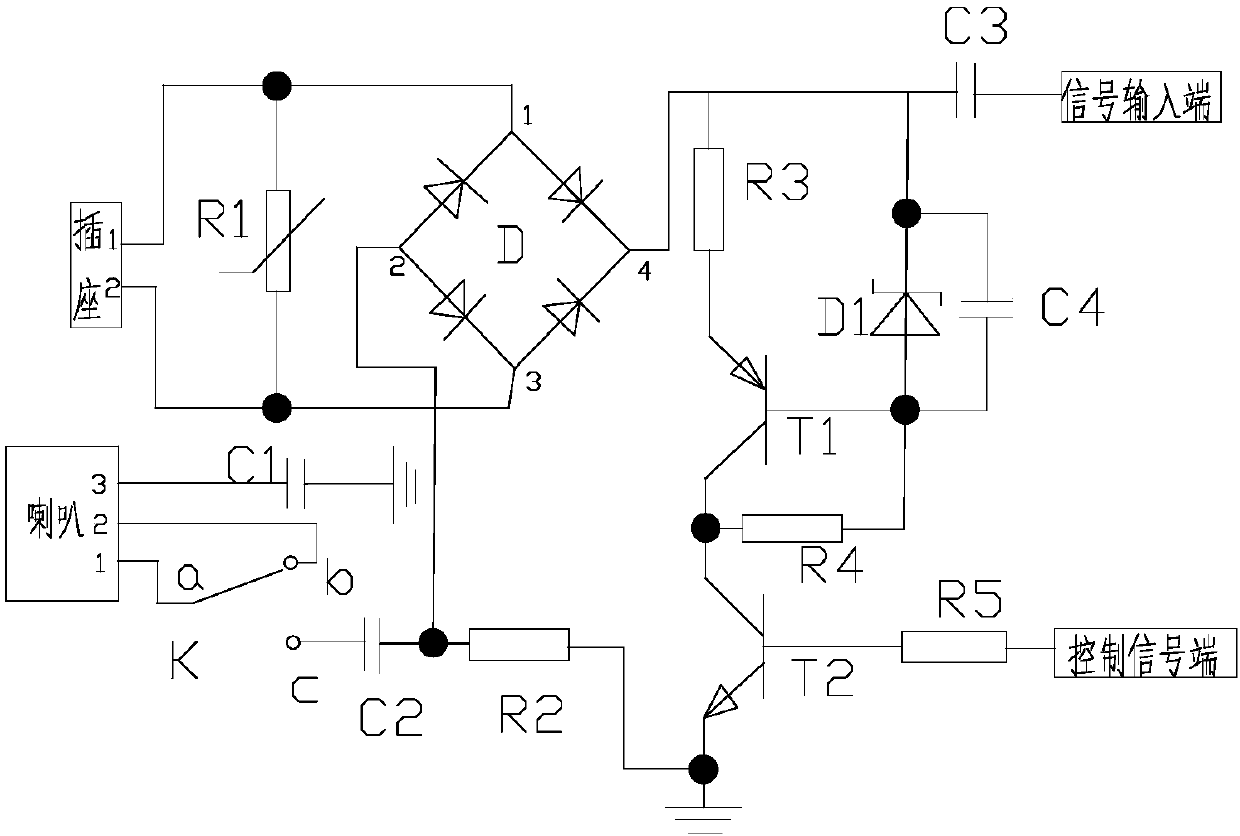 Interface circuit of voice recorder