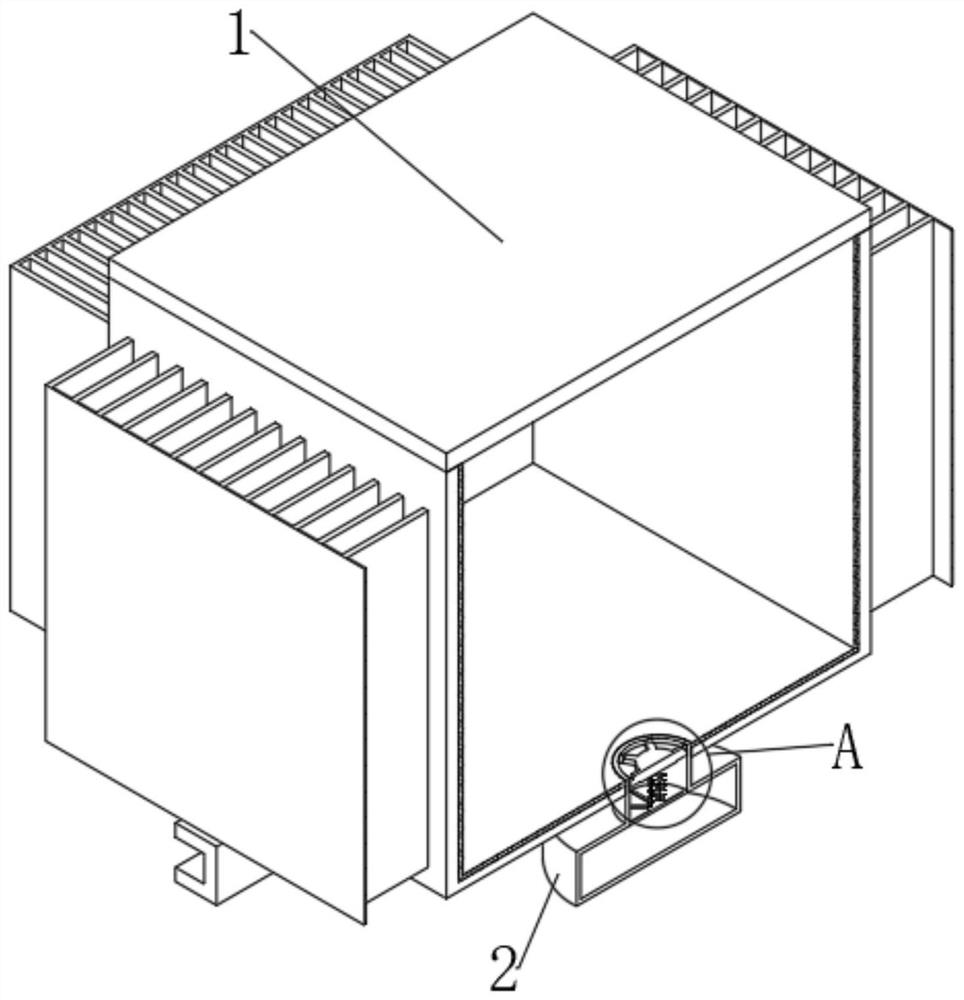 Oil-immersed transformer with explosion-proof protection structure