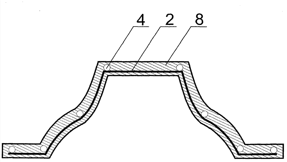 Low-pressure fast-drainage plaster mold and manufacturing method