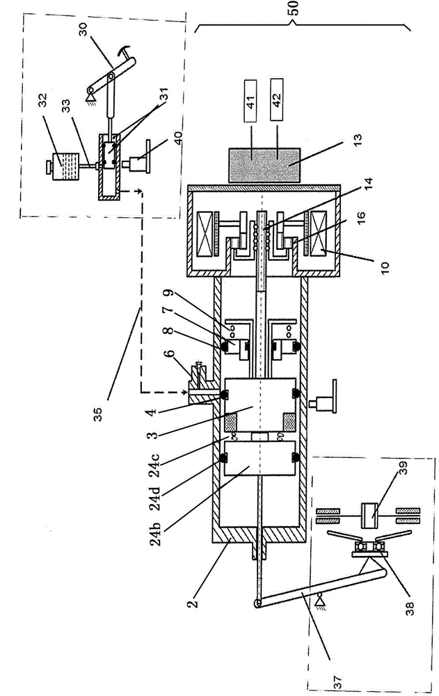 Hydraulic auxiliary actuator and vehicle comprising same