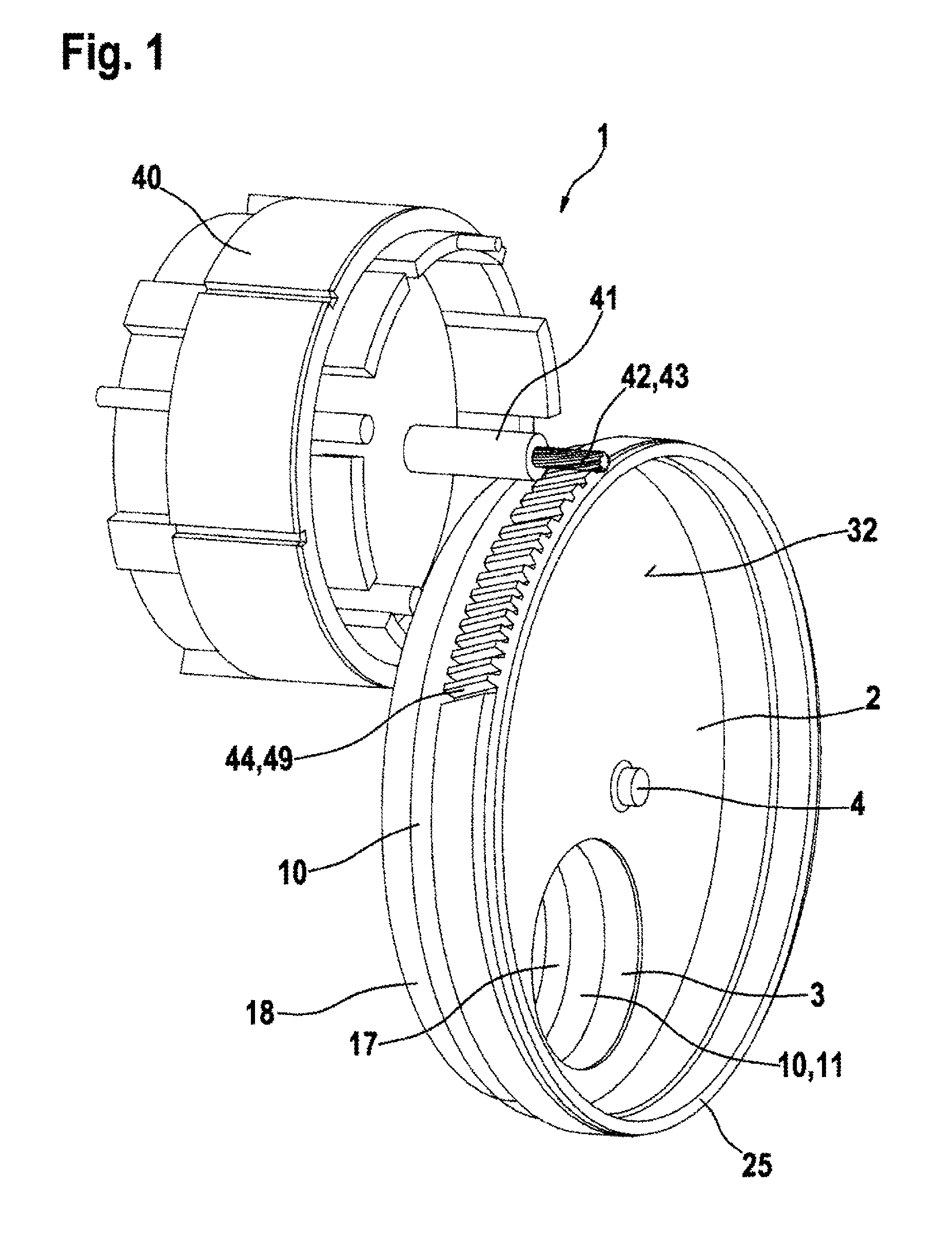 Valve for controlling volume flows