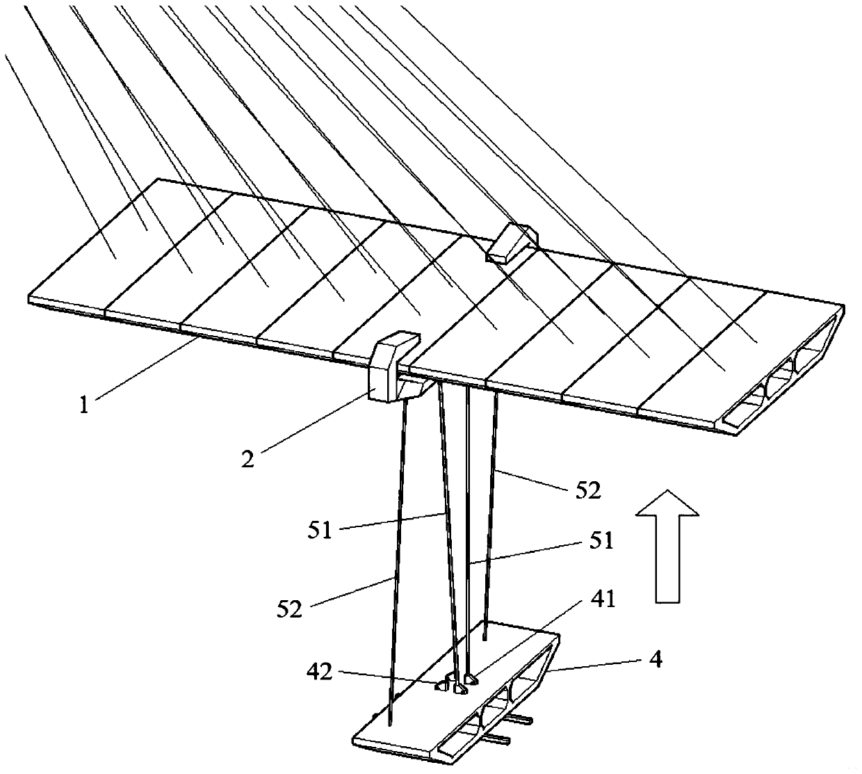 Beam section transportation method for bridge girder cantilever assembly