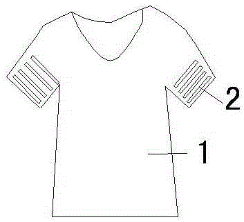 Short sleeve with sleeve having hollow out