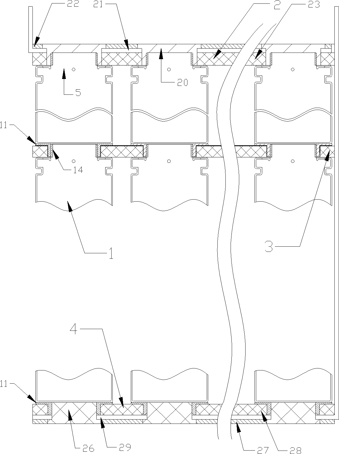 Battery system formed by directly performing series-parallel connection on unit batteries