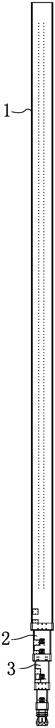 Meshing-telescopic-type telescopic drilling rod assembly