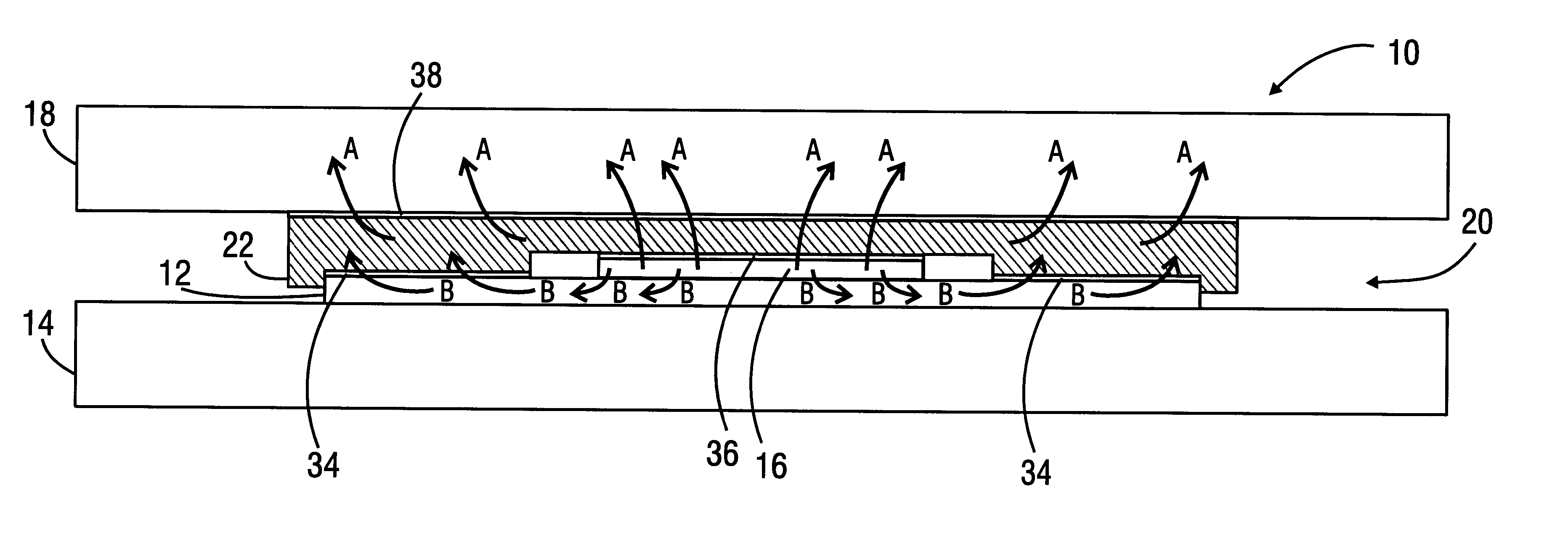 Thermal spreader cap and grease containment structure for semiconductor device