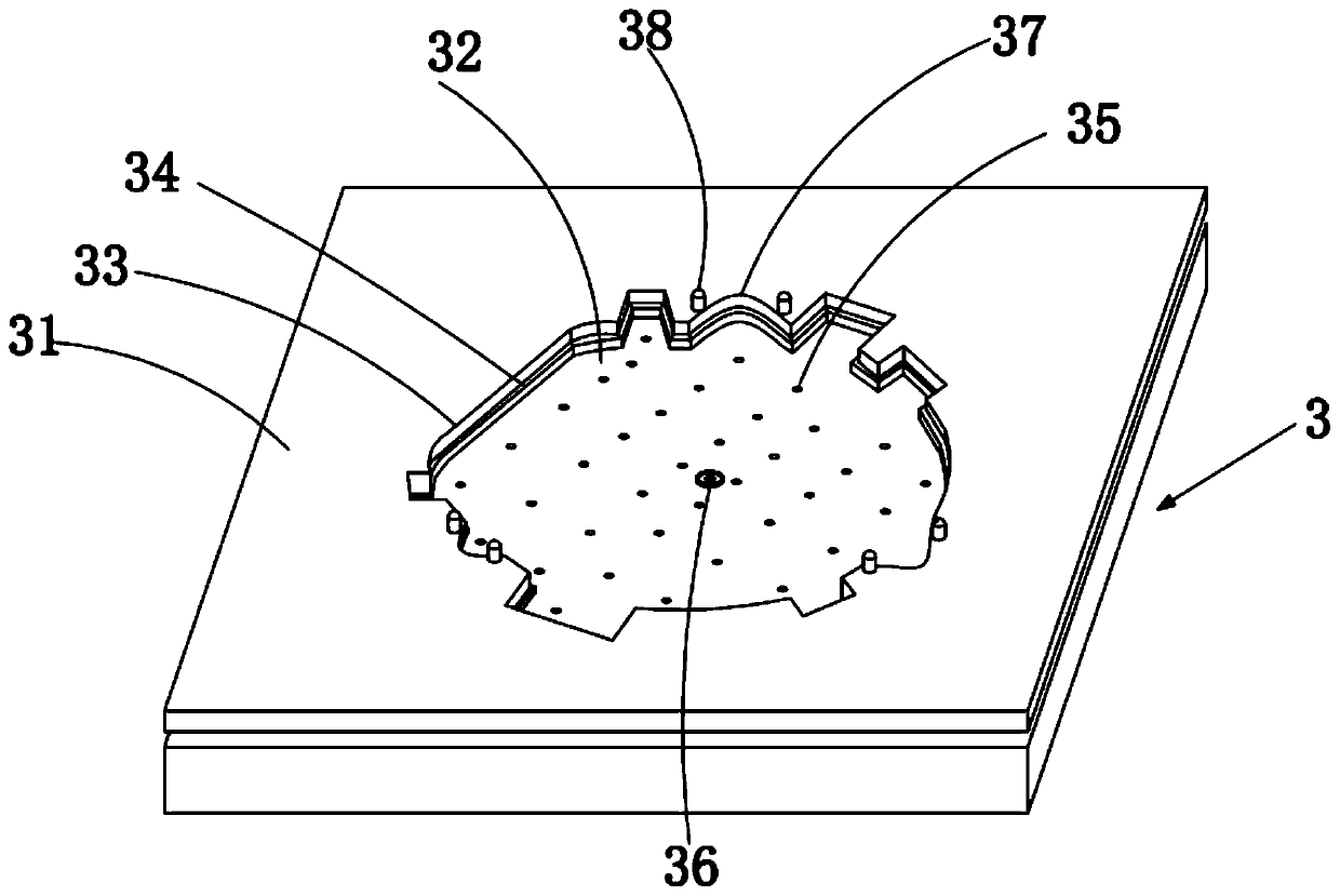 Part cracking inspection device