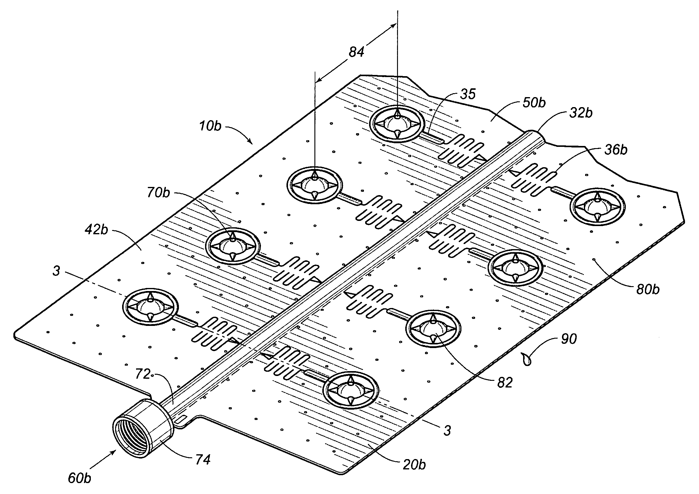 Unitized mat to facilitate growing plants