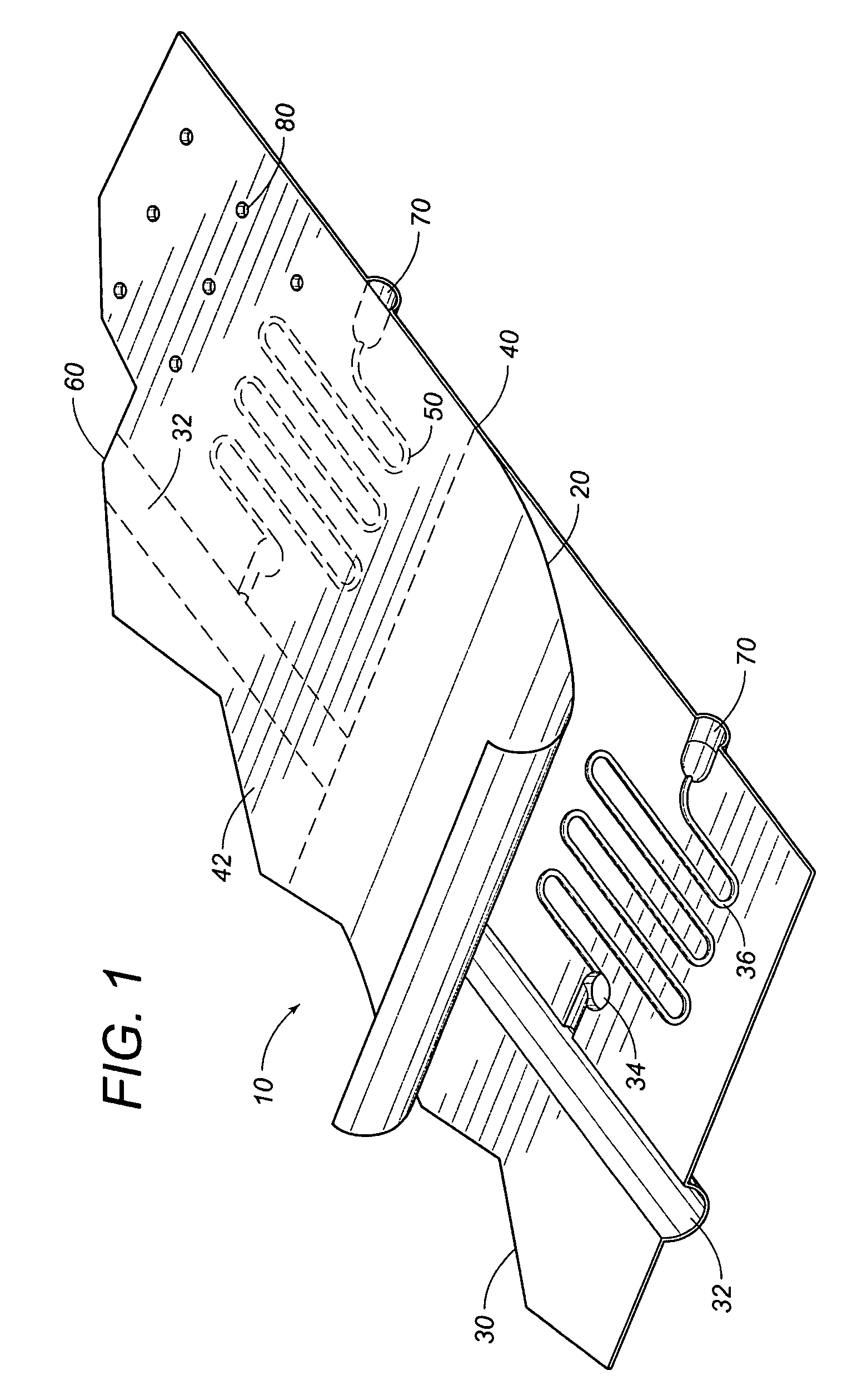 Unitized mat to facilitate growing plants