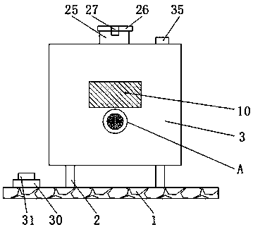 Device for facilitating rapid drying of feed