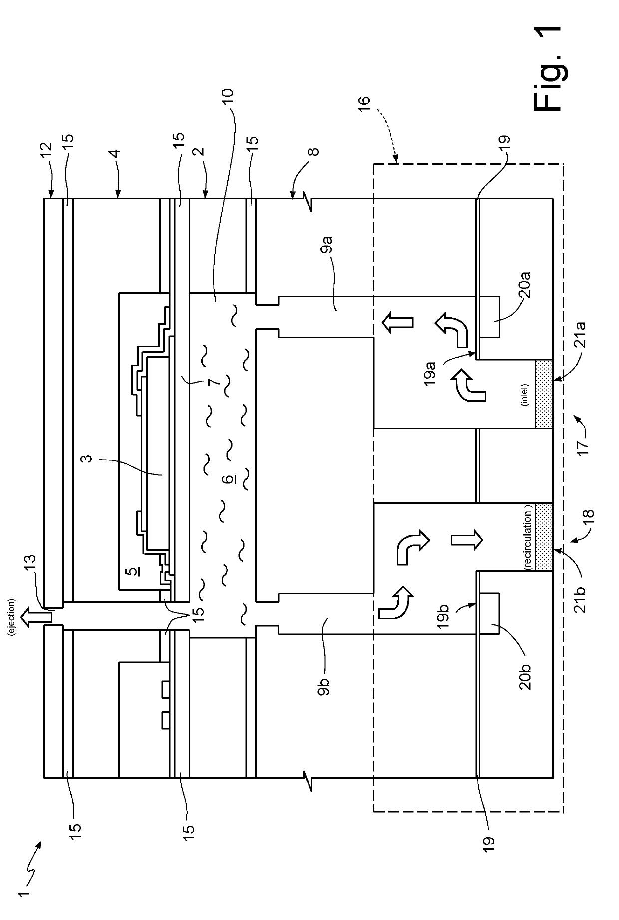 Fluid ejection device and printhead