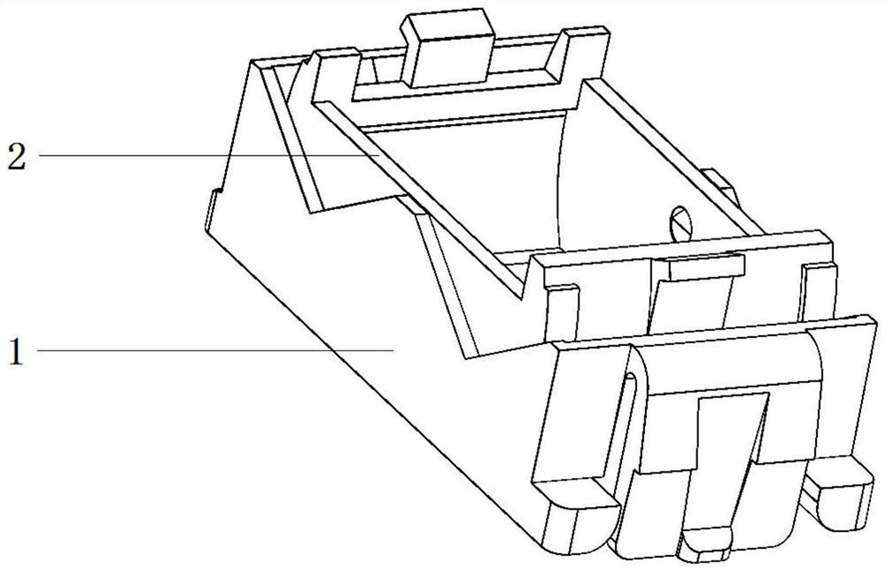 Network connector mounting base