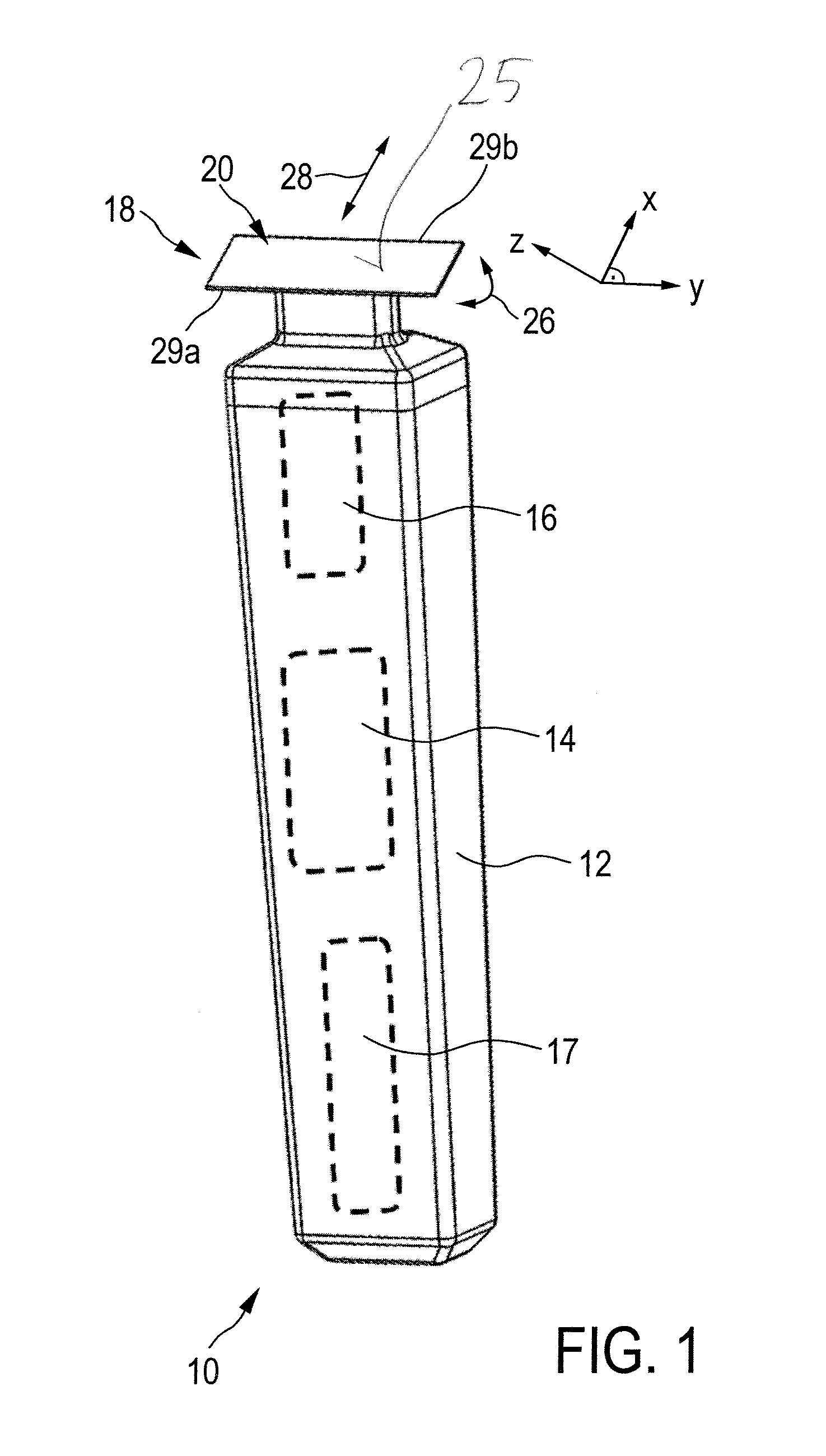 Mounting unit and hair cutting appliance