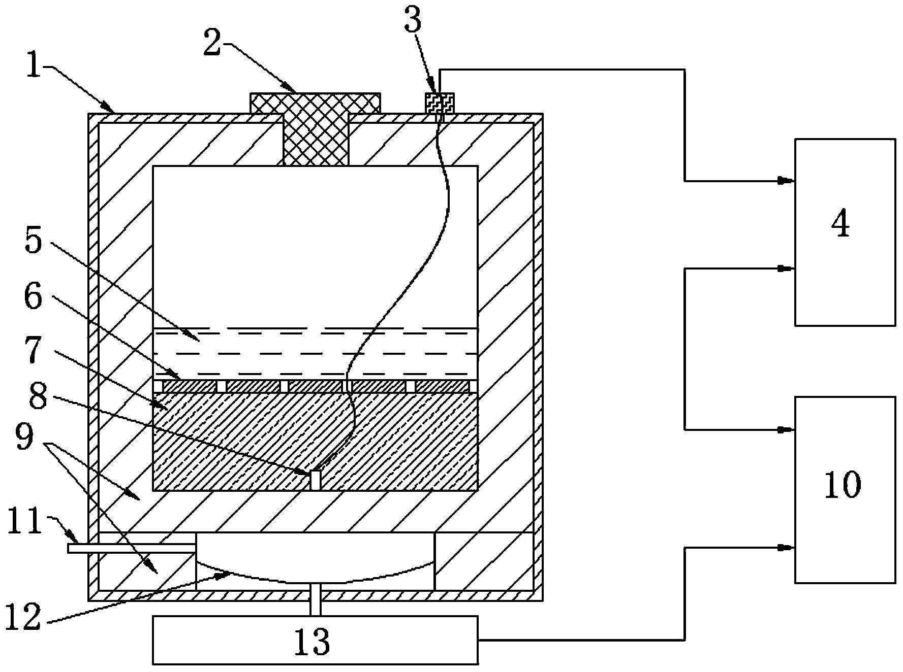 Calibration system and method for microwave weather observation instrument