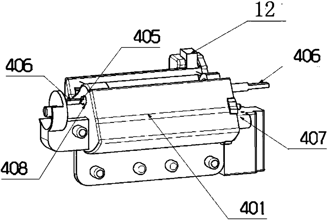 A kind of movable visor mechanism for car light type change