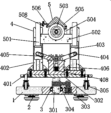 High-precision optical lens quick center-penetrating device