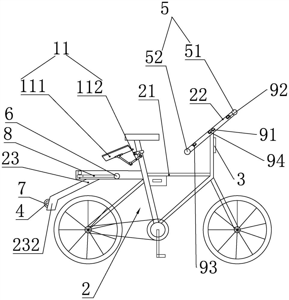 Bicycle with light control device