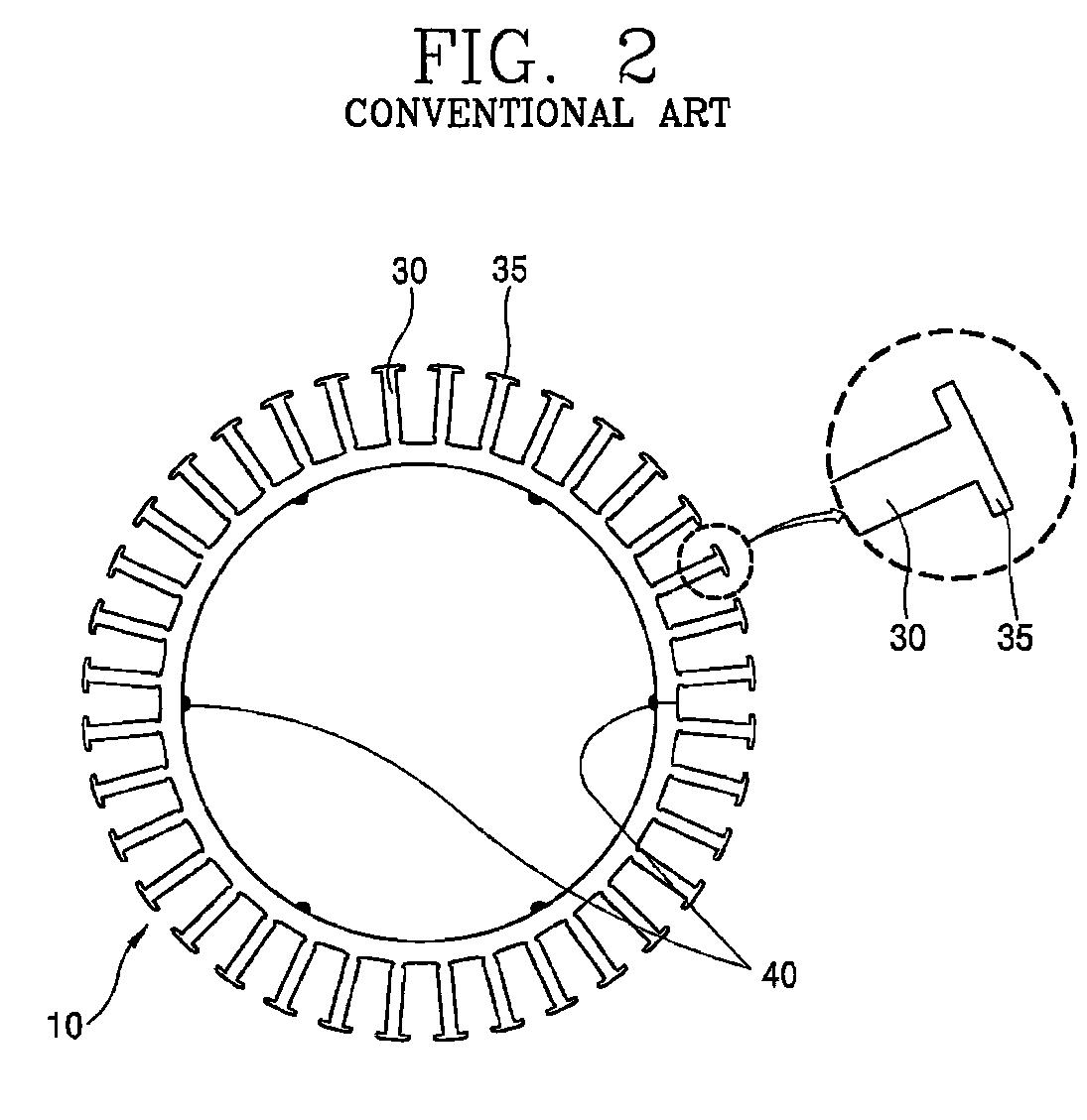 Laminated body of motor and manufacturing method thereof